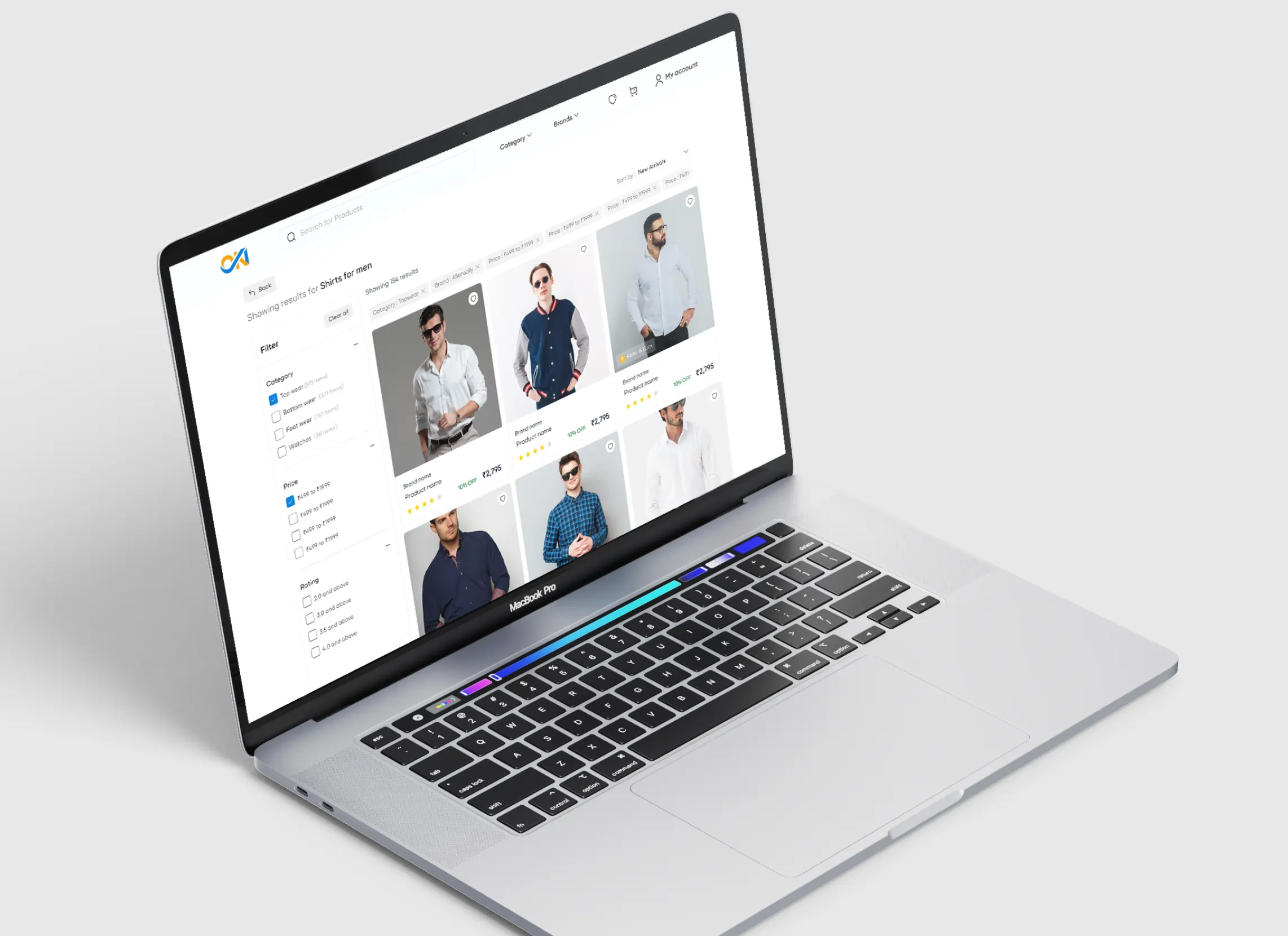 Golden 3d rendered shape