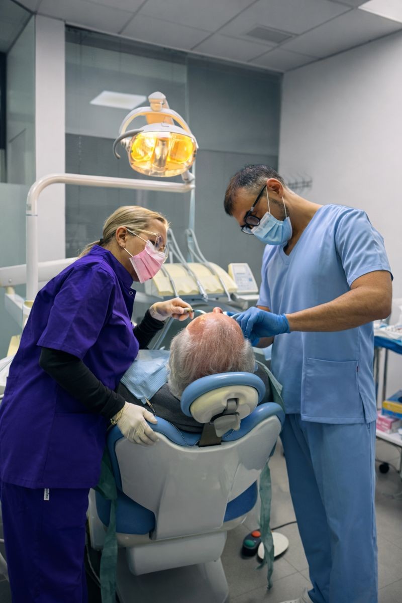 Dentist with his Patient