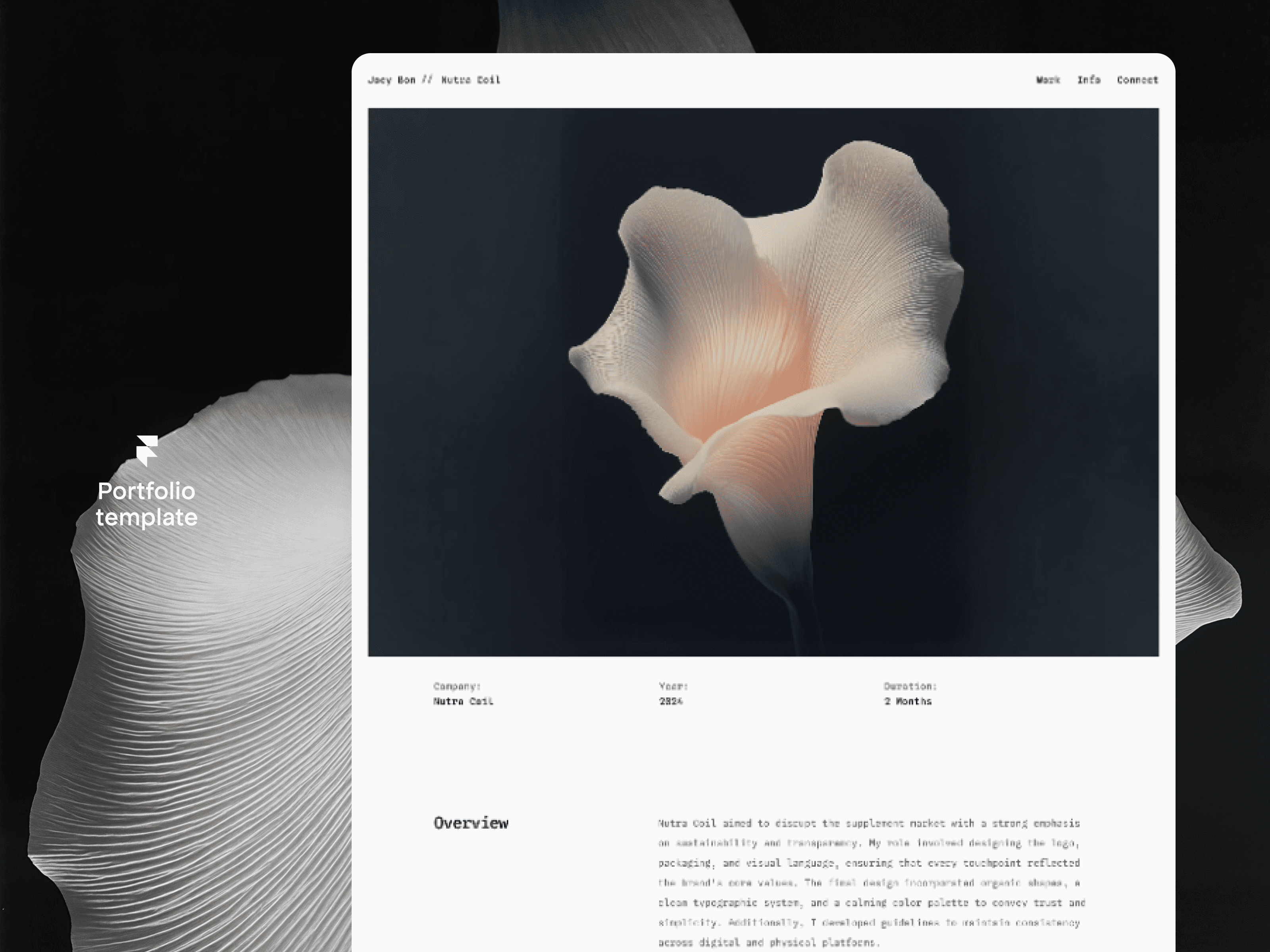 Joeyfolio Framer template