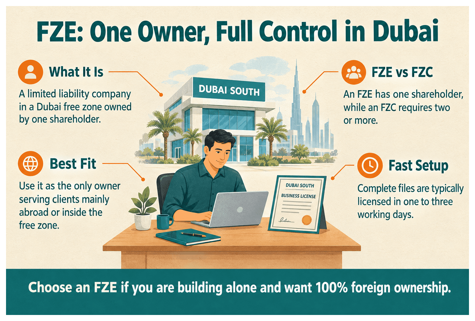Infographic: What Is a Free Zone Establishment and When Should You Use One