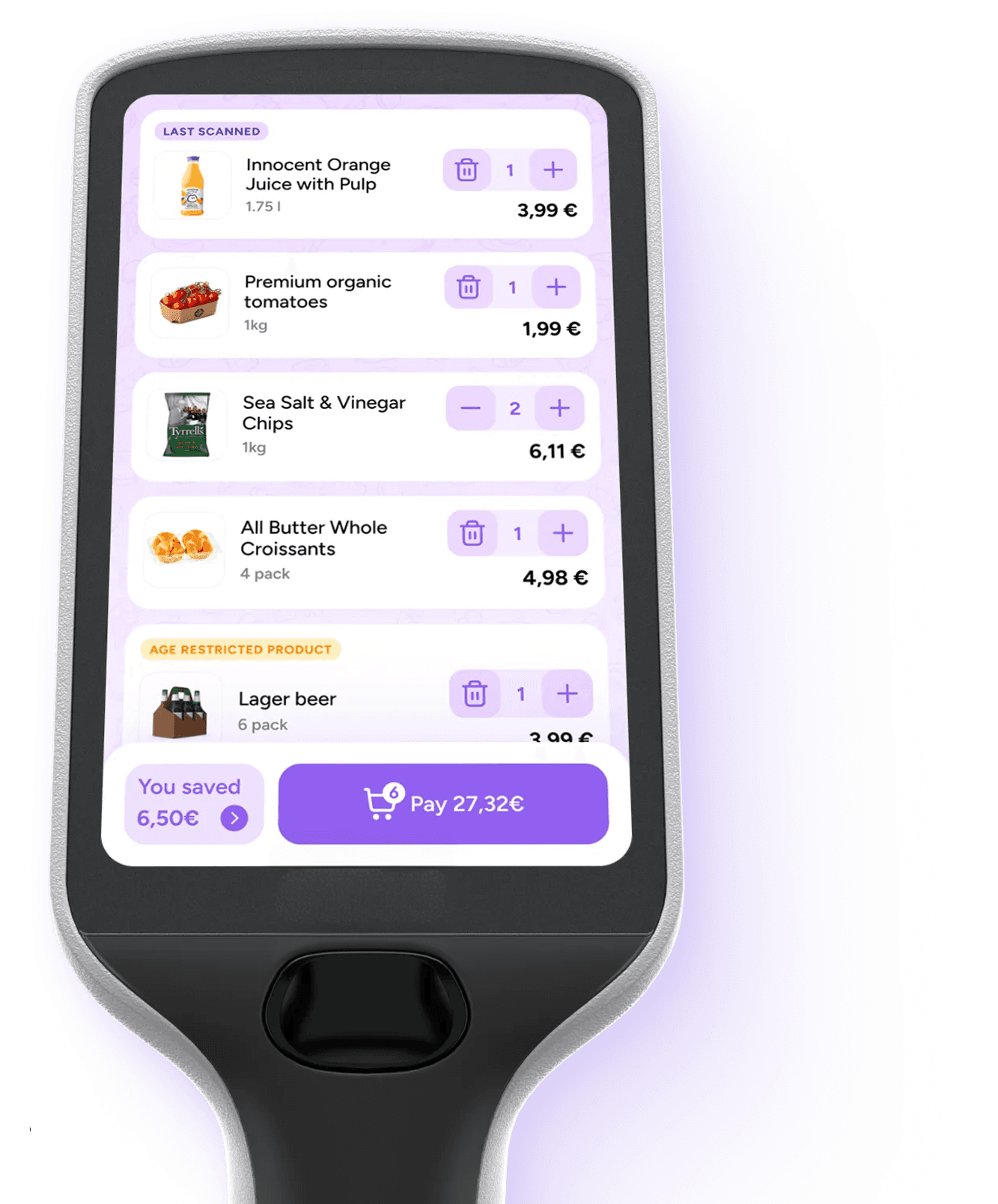 shopreme scan and go on handheld scanners - header image