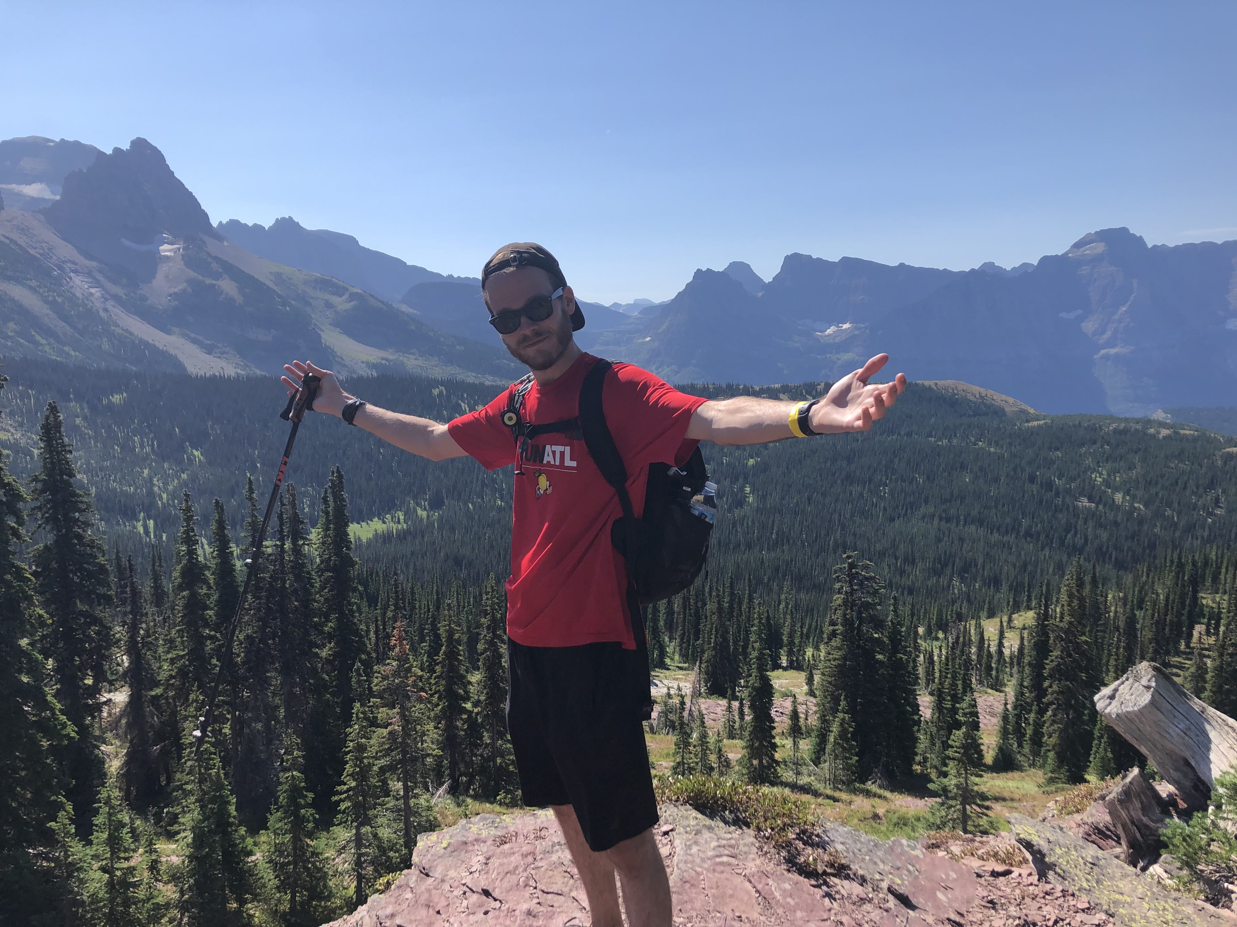An image of me hiking
