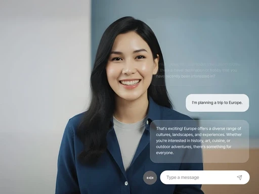 사용자에게 친근하게 인사하는 Perso Interactive의 차세대 범용 AI 인터페이스 모델