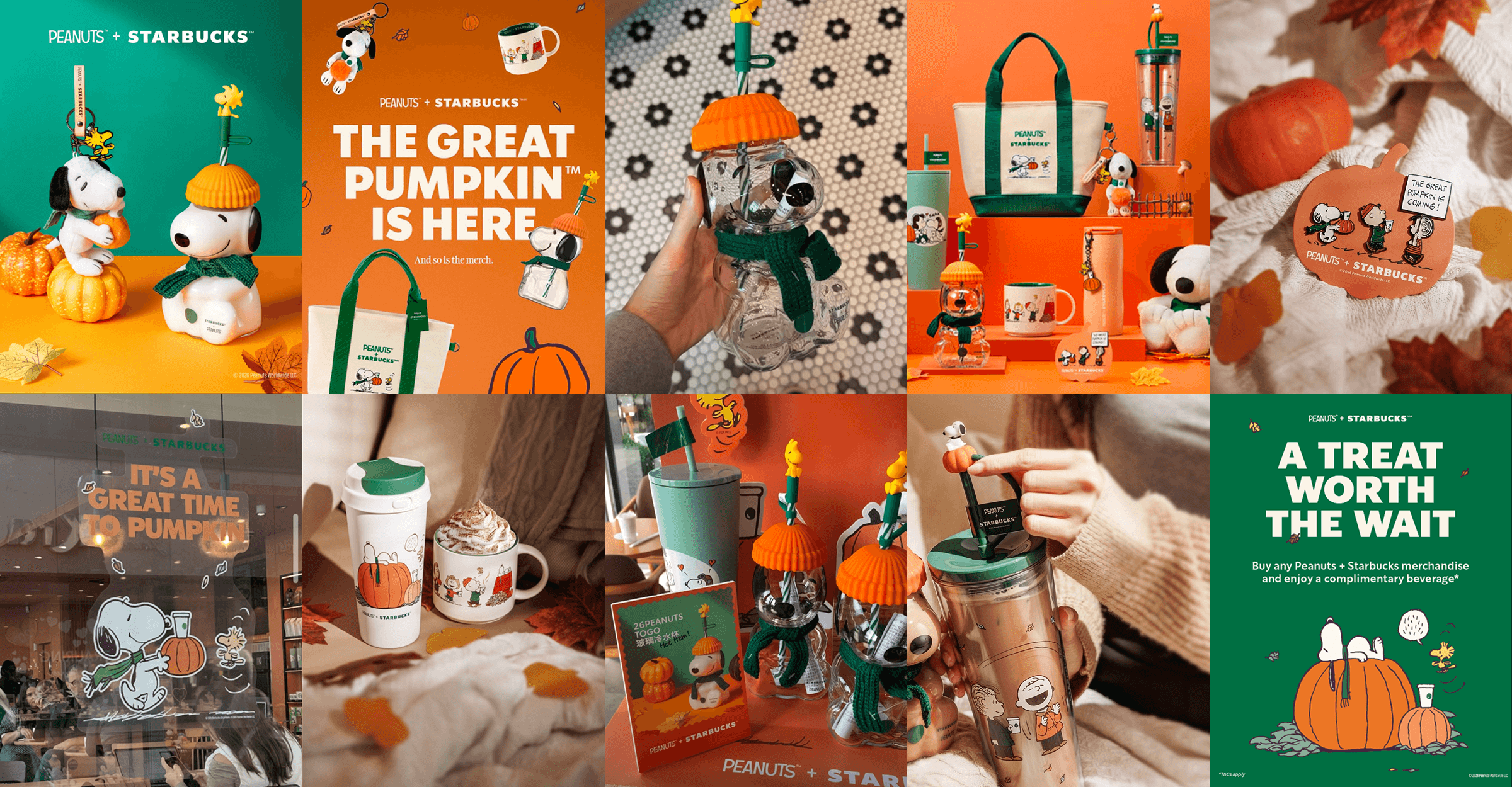 starbucks peanuts collab instagram ugc