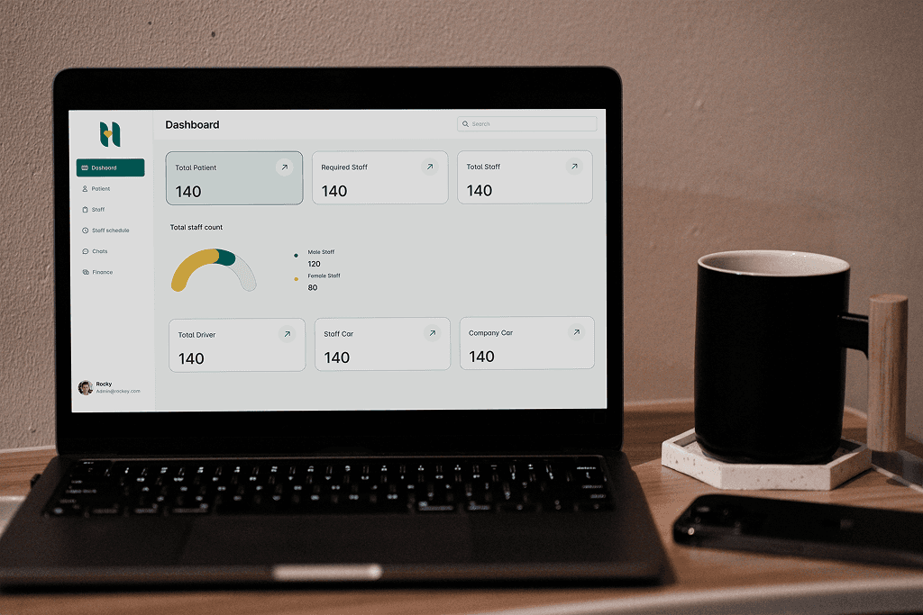 a cell phone on a table