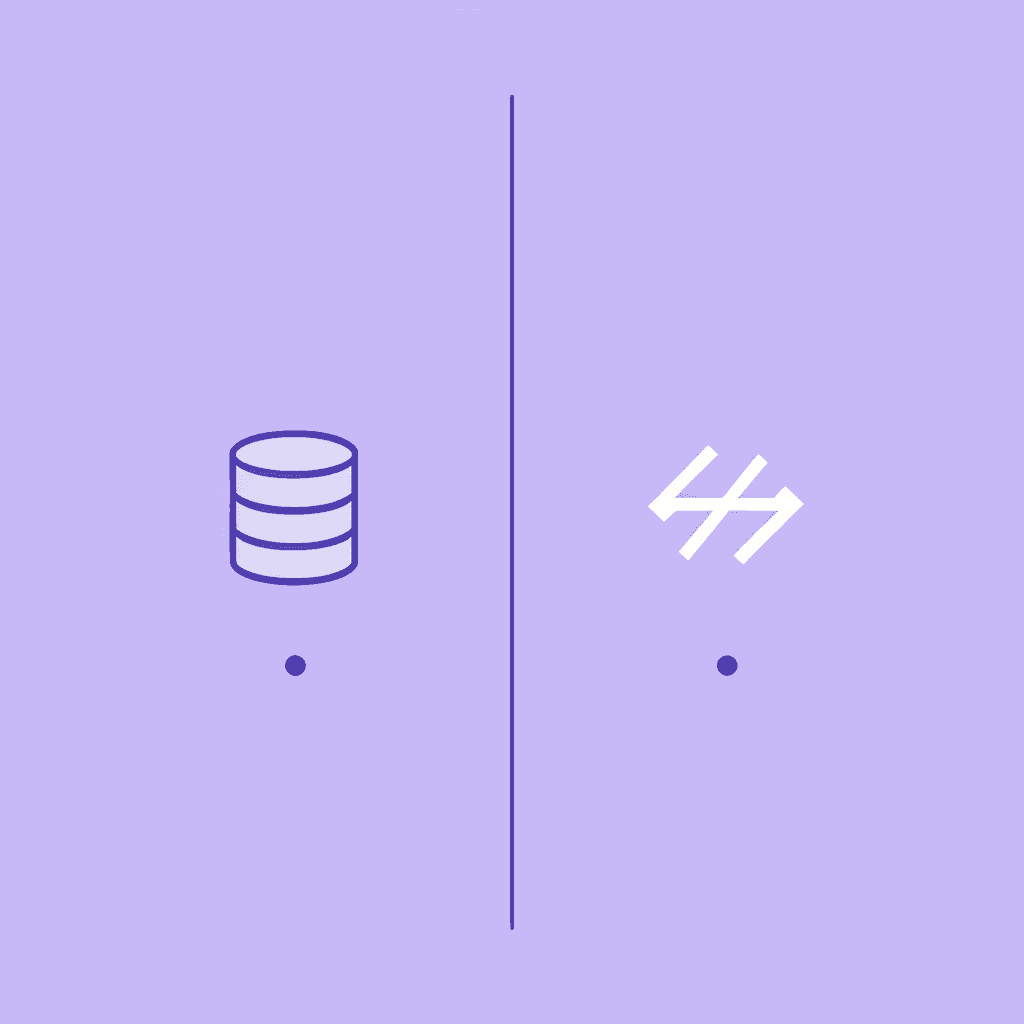 Comparison showing Data Integration Tools on left connecting systems with arrows, Data Management Tools on right controlling quality and governance