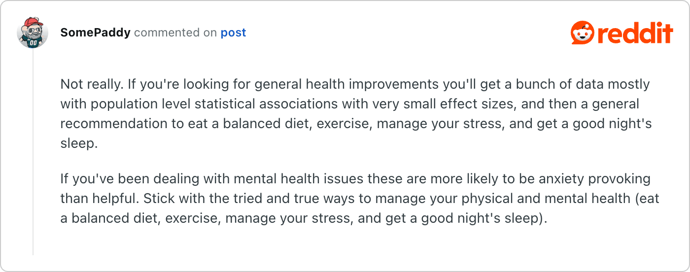 Post on Reddit