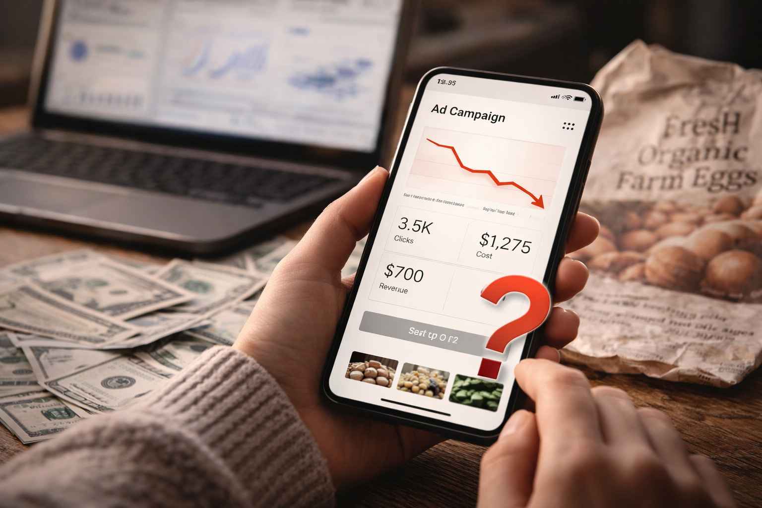 Person in fog with a glowing, glitching computer monitor head, dark cyberpunk portrait.