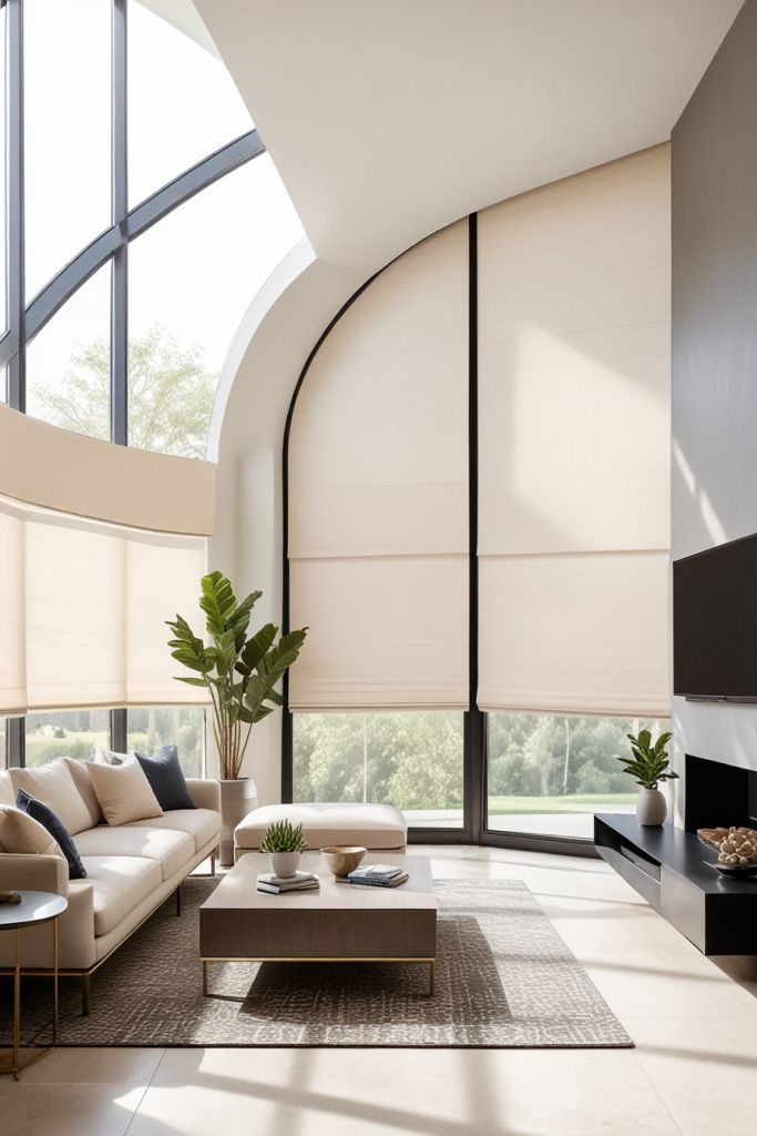 the canadian flag is flying high in the sky