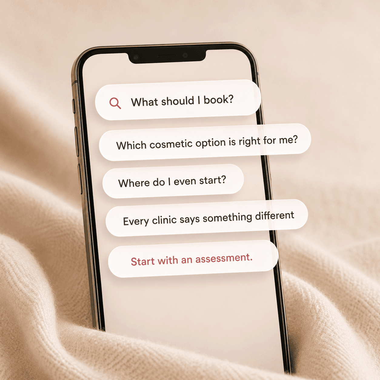 Search style consultation graphic