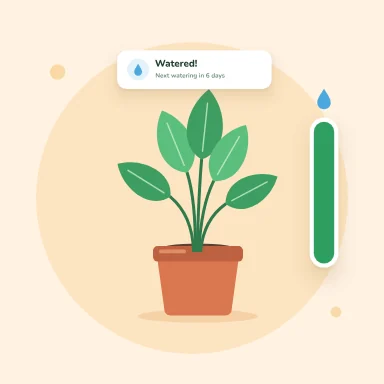 Sprout, Water reminder