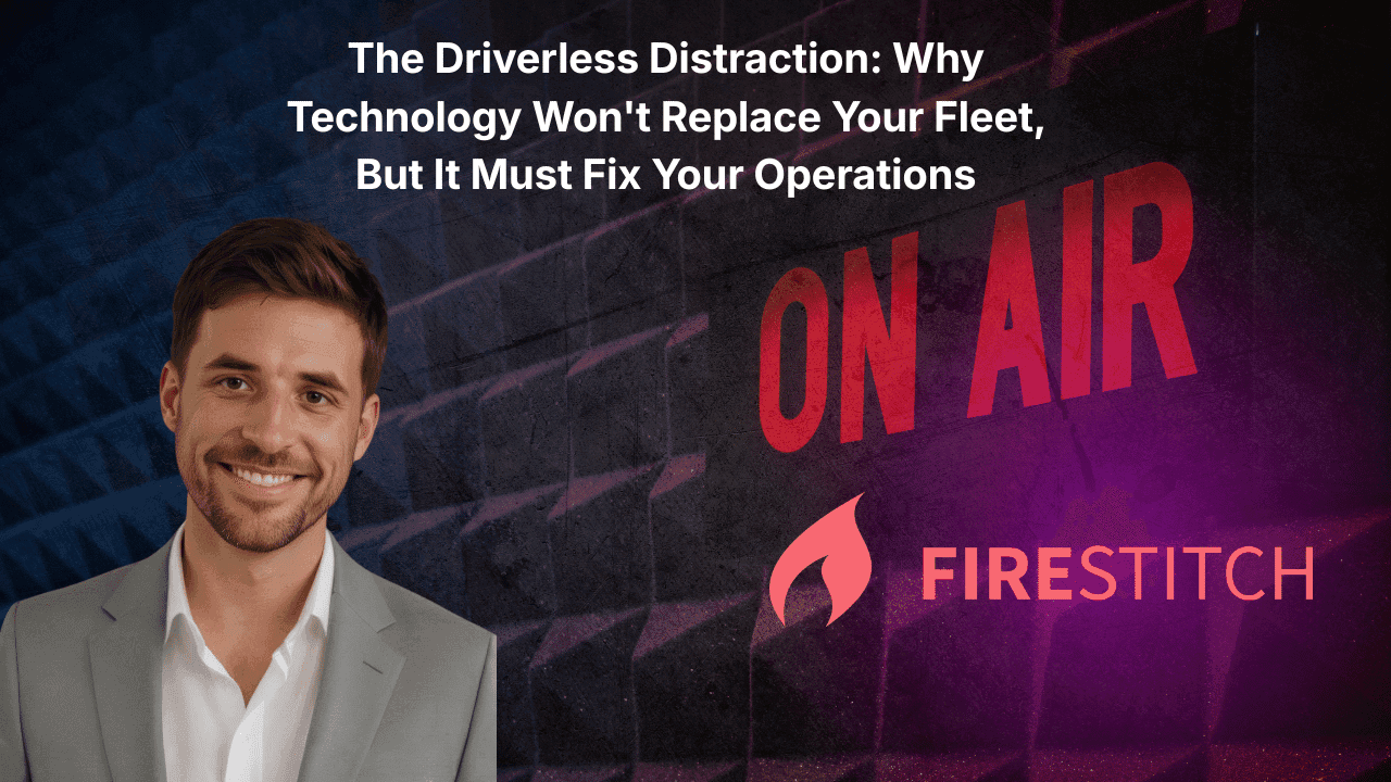 Fleet operations technology illustration emphasizing operational systems over autonomous vehicles”