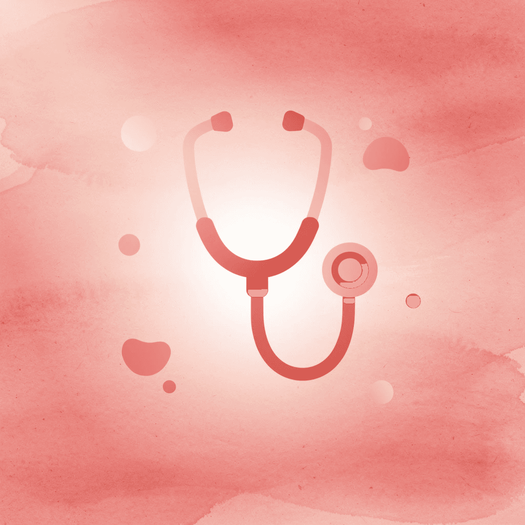  Stethoscope icon representing listening to body signals
