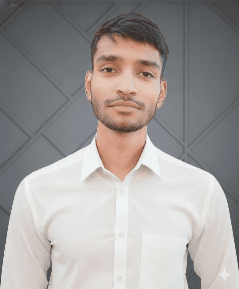 Portrait of portfolio creator – front view