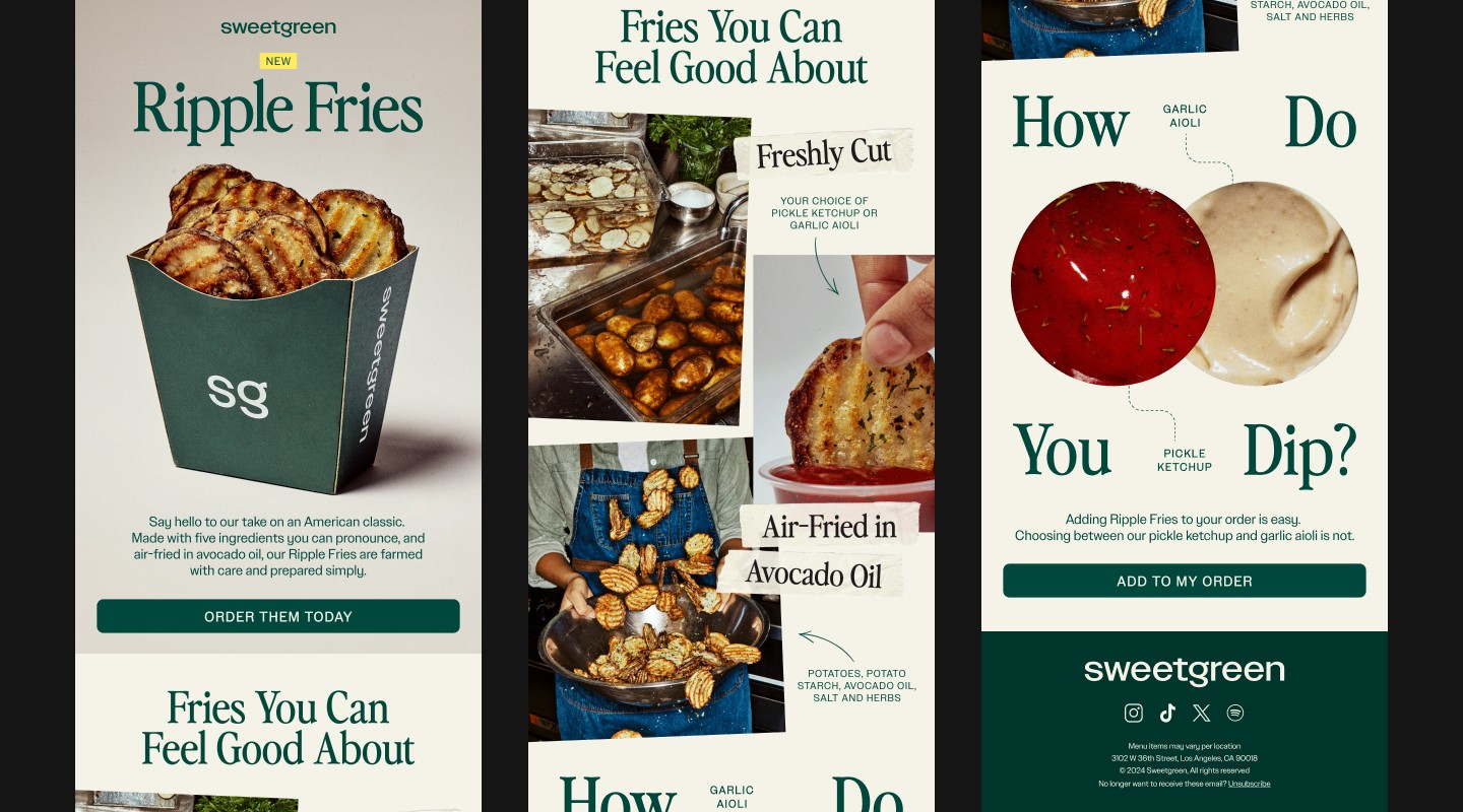 Ripple Fries Launch Email