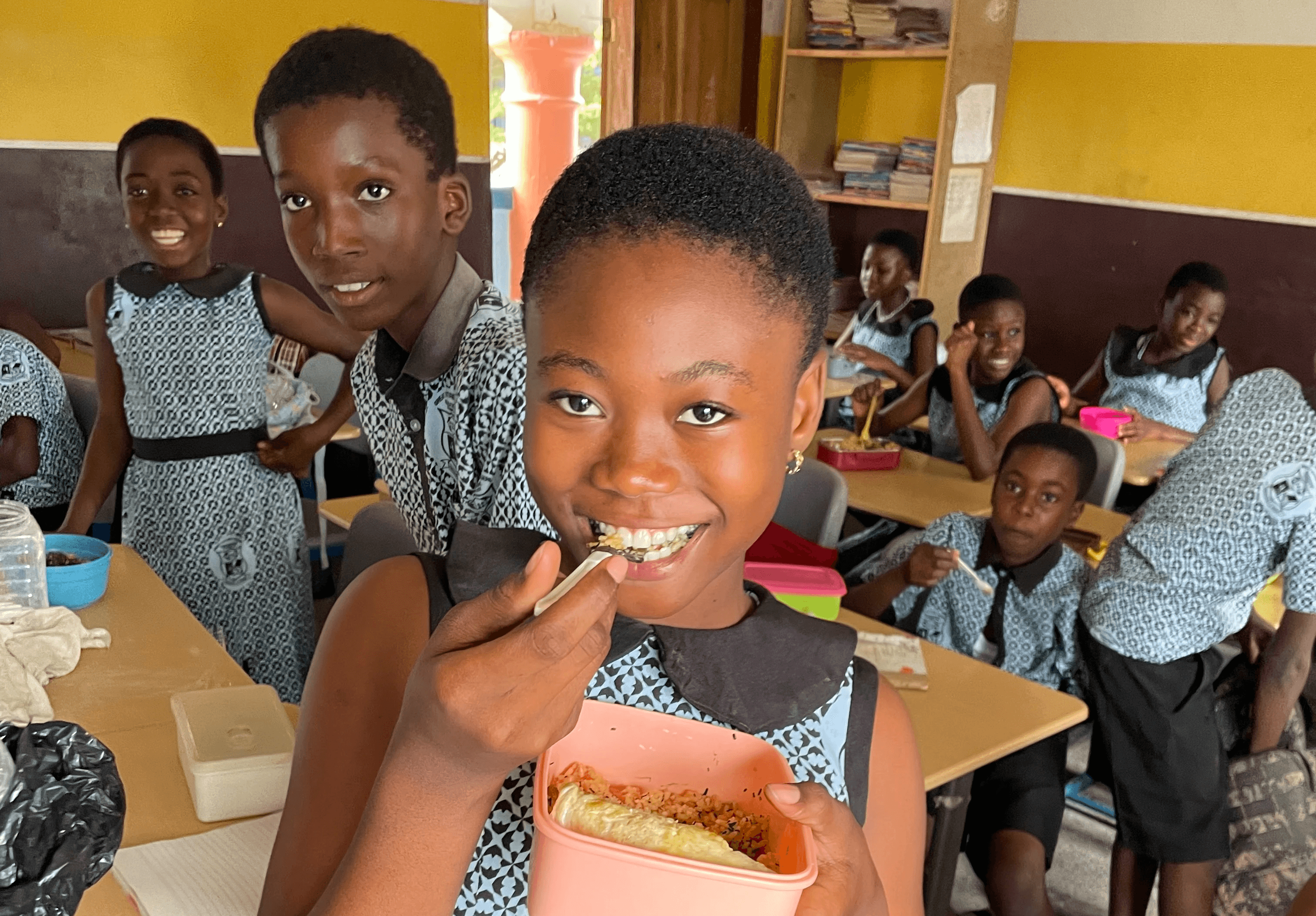 Chale team members at our spirulina farm in Ghana