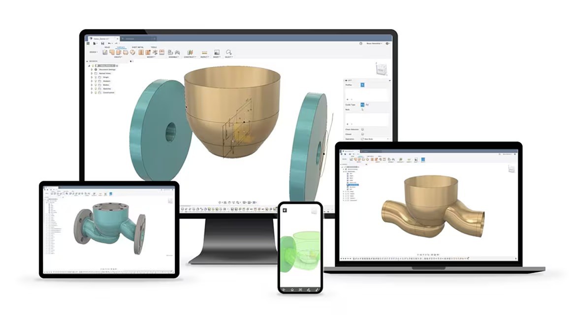 Fusion 360, in contrast, is built with cloud-based collaboration in mind, allowing teams to work remotely on CAD projects. 