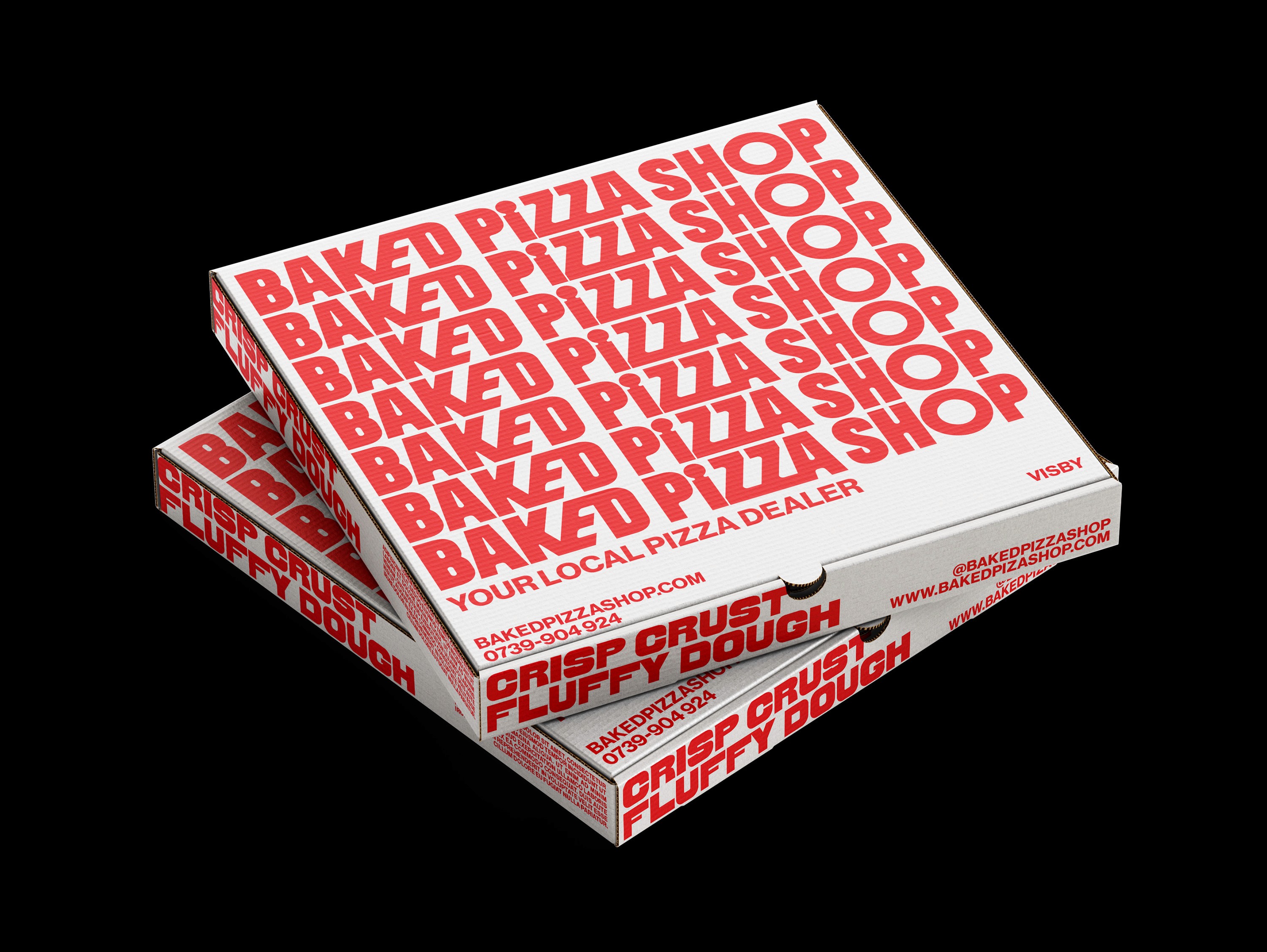 Baked Pizza Box