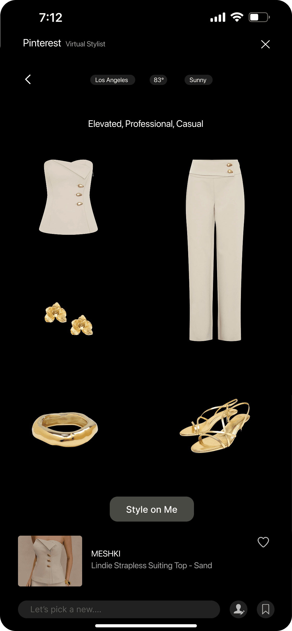 Three frames to show the UI of Pinterest's New Feature UI. A person wearing headphones sits at a desk with a large curved monitor displaying graphic design software, surrounded by a laptop, smartphone, and potted plant, creating a modern workspace setup.