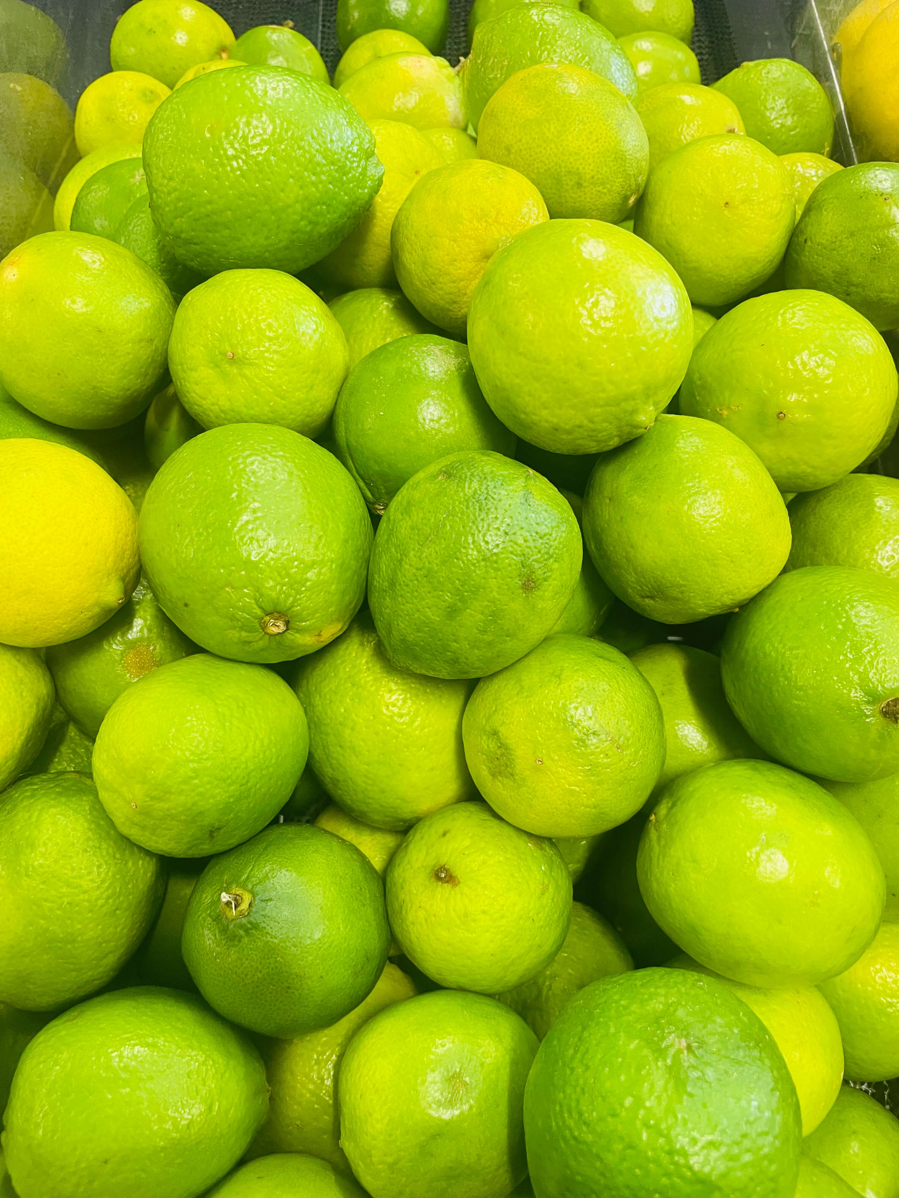 Limes on display at International Food Market Orlando.