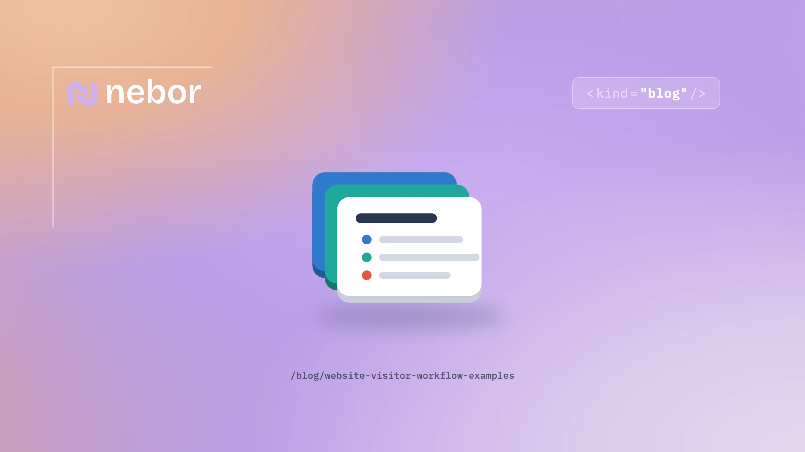 Stack of recipe cards, representing website visitor workflow examples