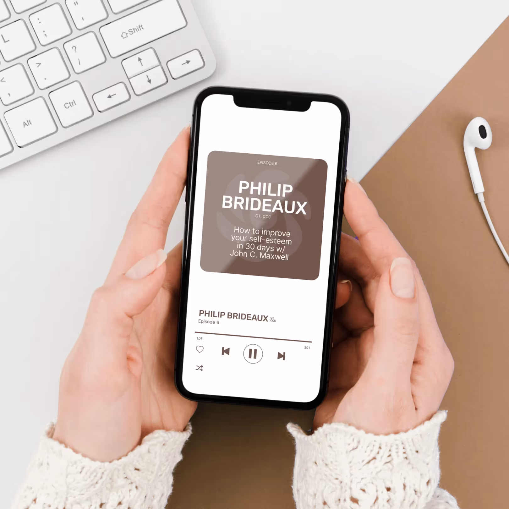 Website screens and brand photography for coaching & consulting clients
