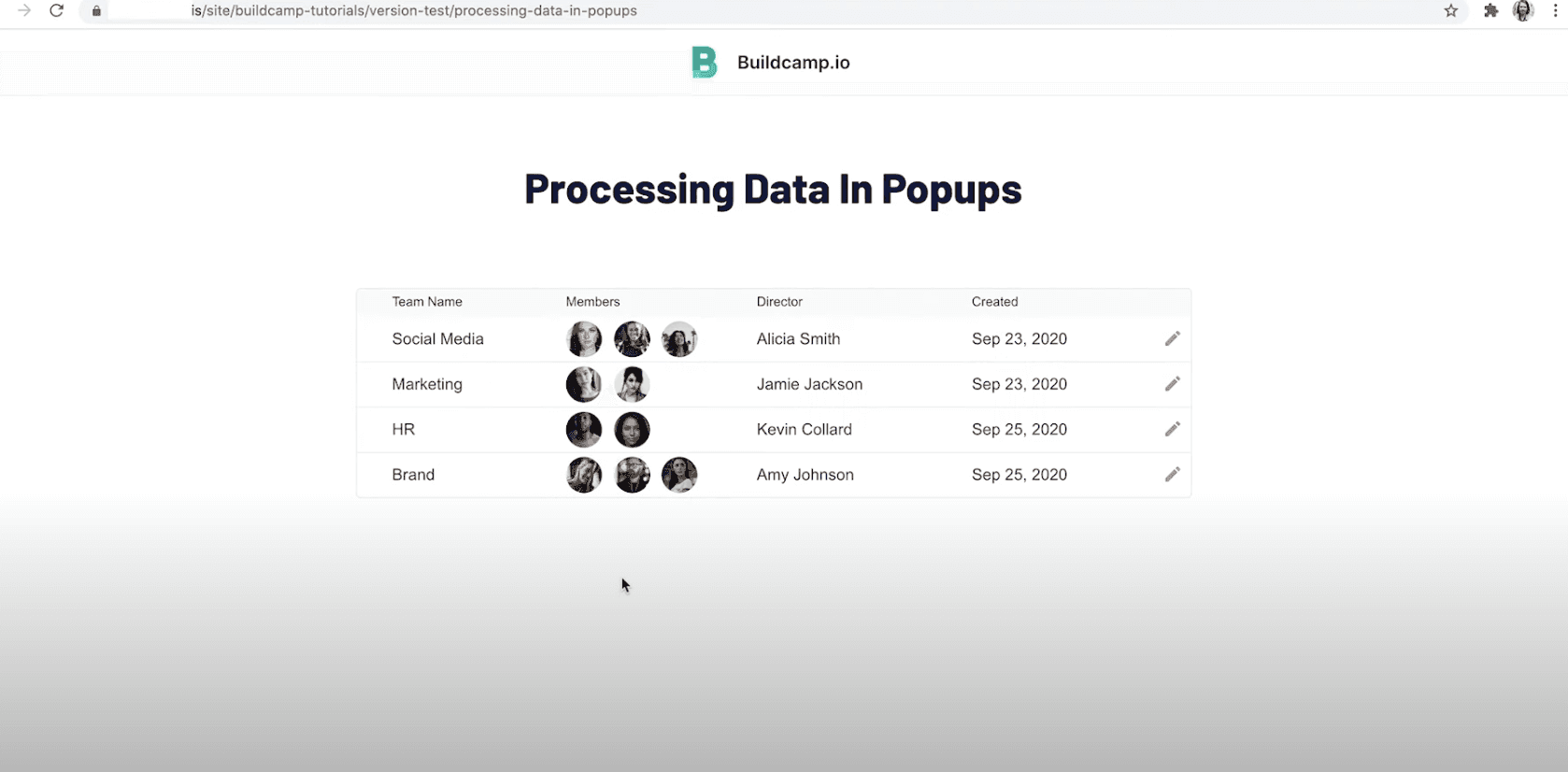 Overview of Data Processing Features