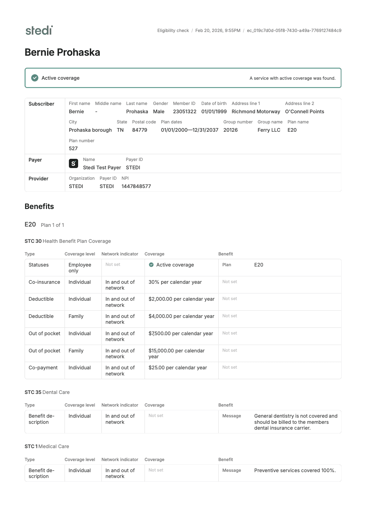 Health Insurance Claim Form