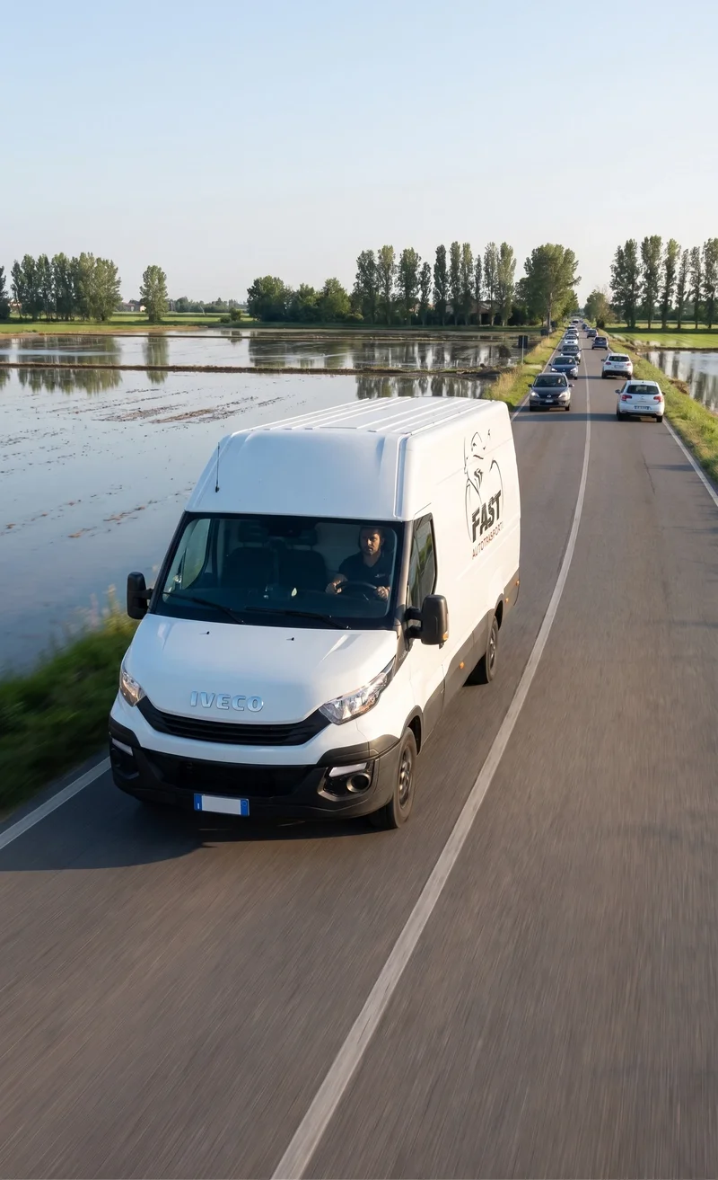 Furgone FAST per trasporto moto a Novara