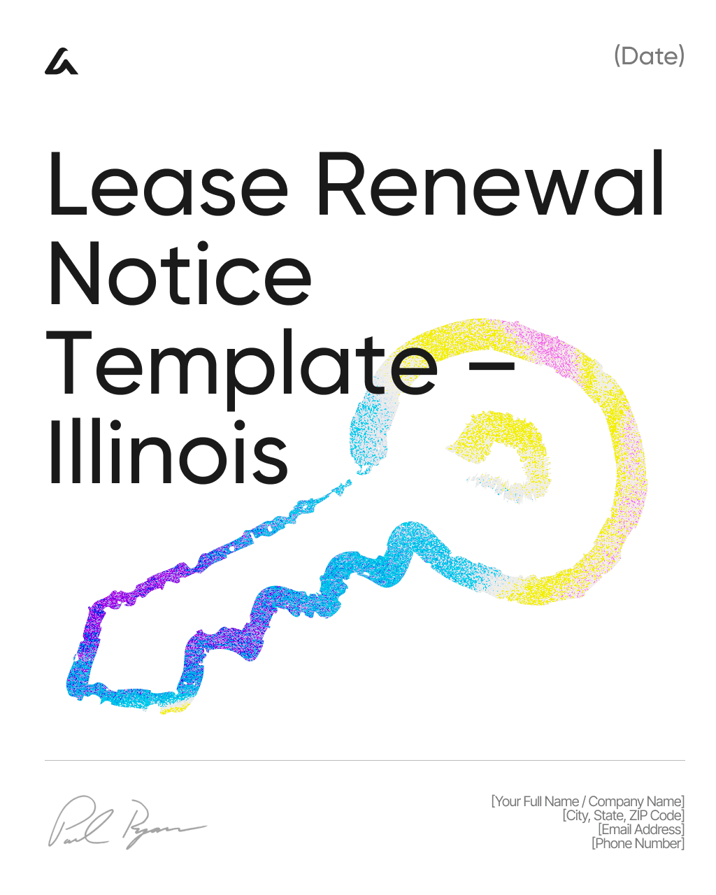 Lease Renewal Notice Template – Illinois