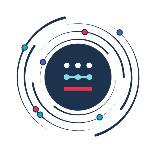akasa logo with data floating