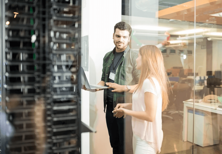 IT Team planning data centre work