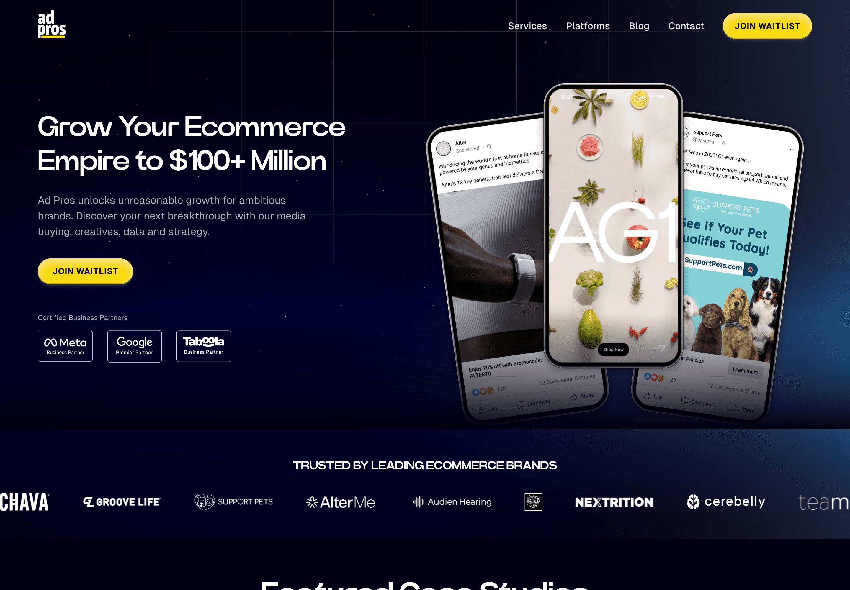 adpros client home page 