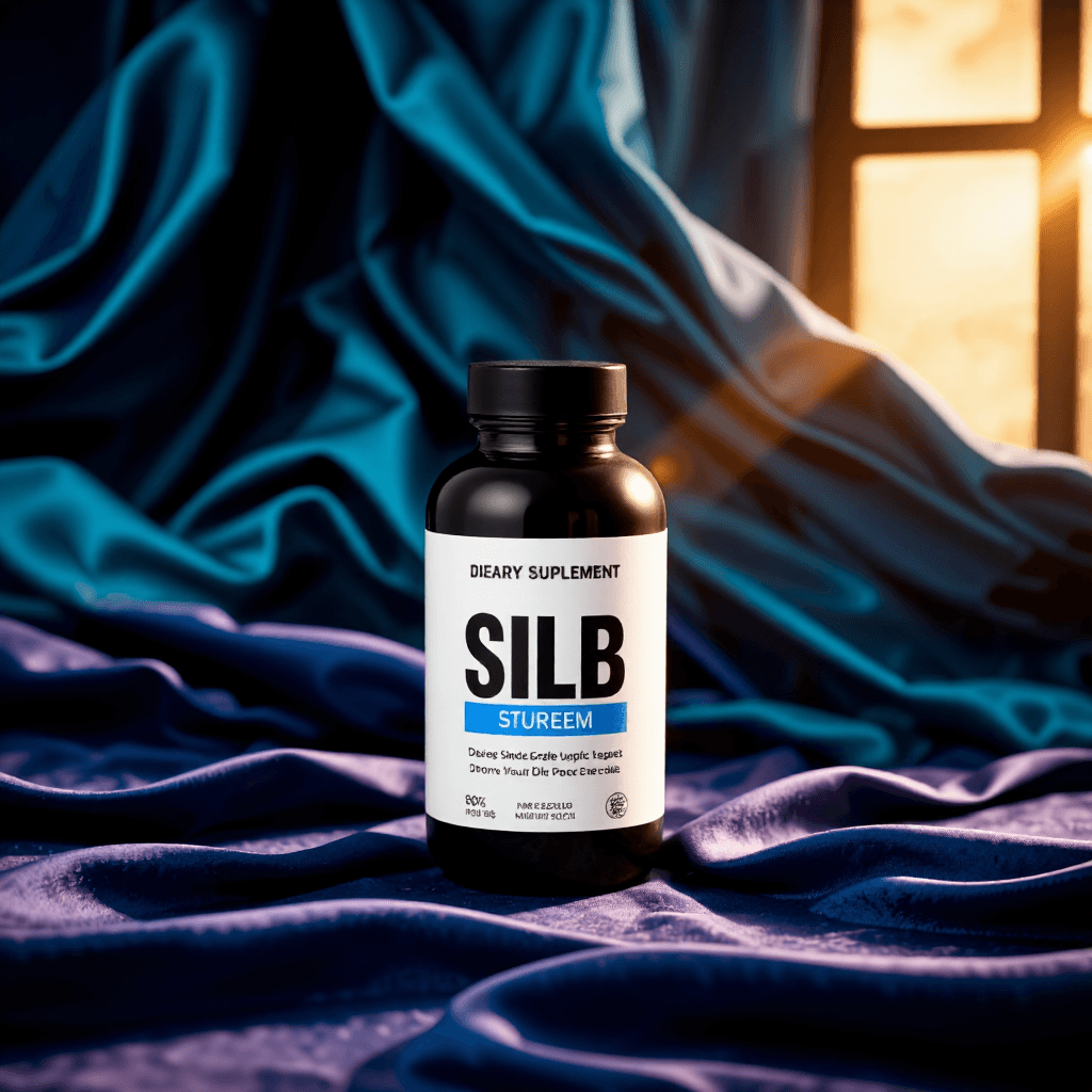 product photography of a bottle of dietary supplement capsules