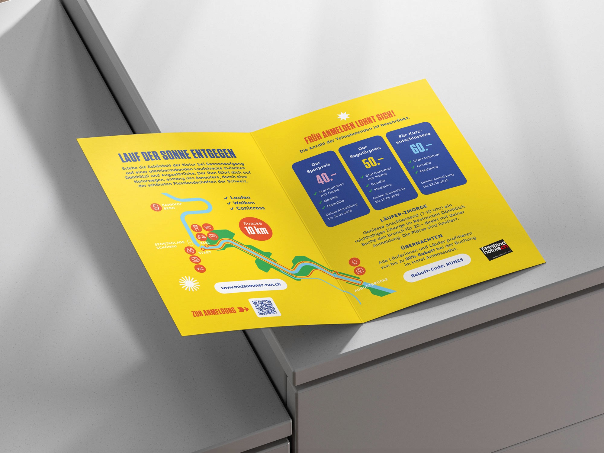 Midsummer Run Faltflyer