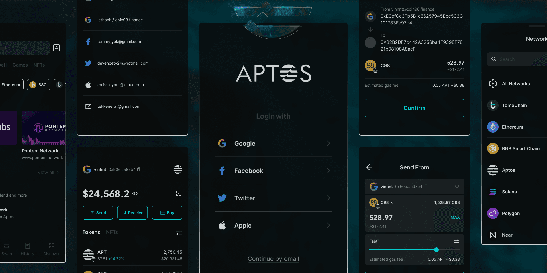 Wallet output — brand B