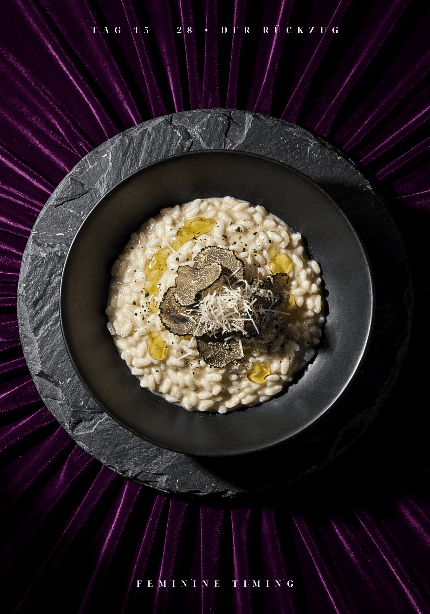 Feminine Timing Rezept aus dem Zyklus-Buch von Yuliya Morozova mit phasenspezifischer Ernährung für Menstruation, Follikelphase, Ovulation und Lutealphase