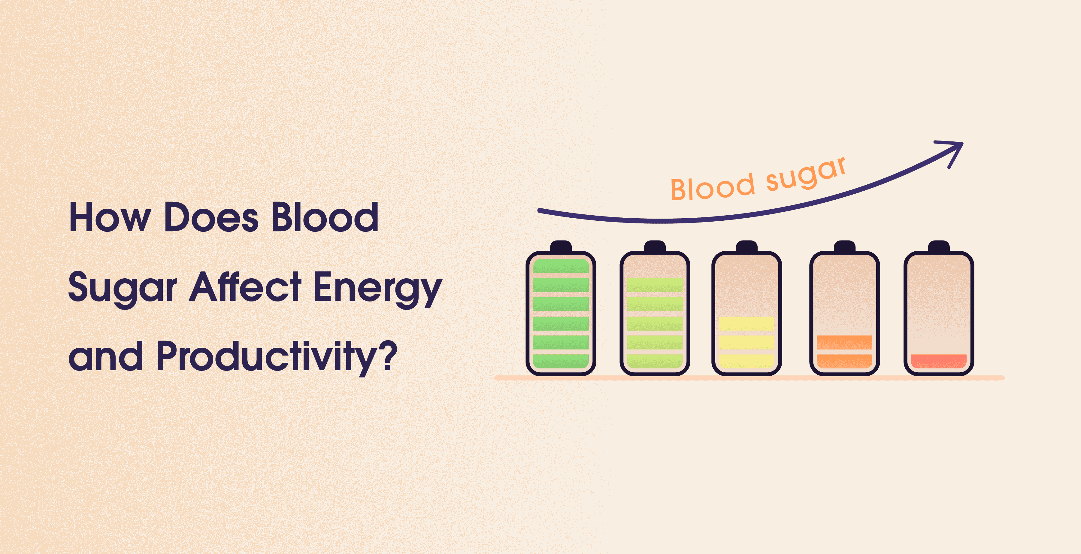 Blood sugar impact on energy level