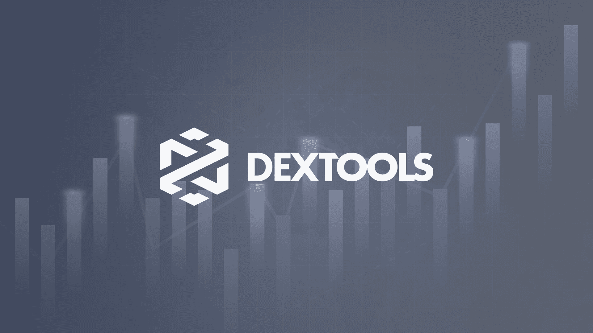 DEXTOOLS logo over financial growth chart - DEXTools Alternative