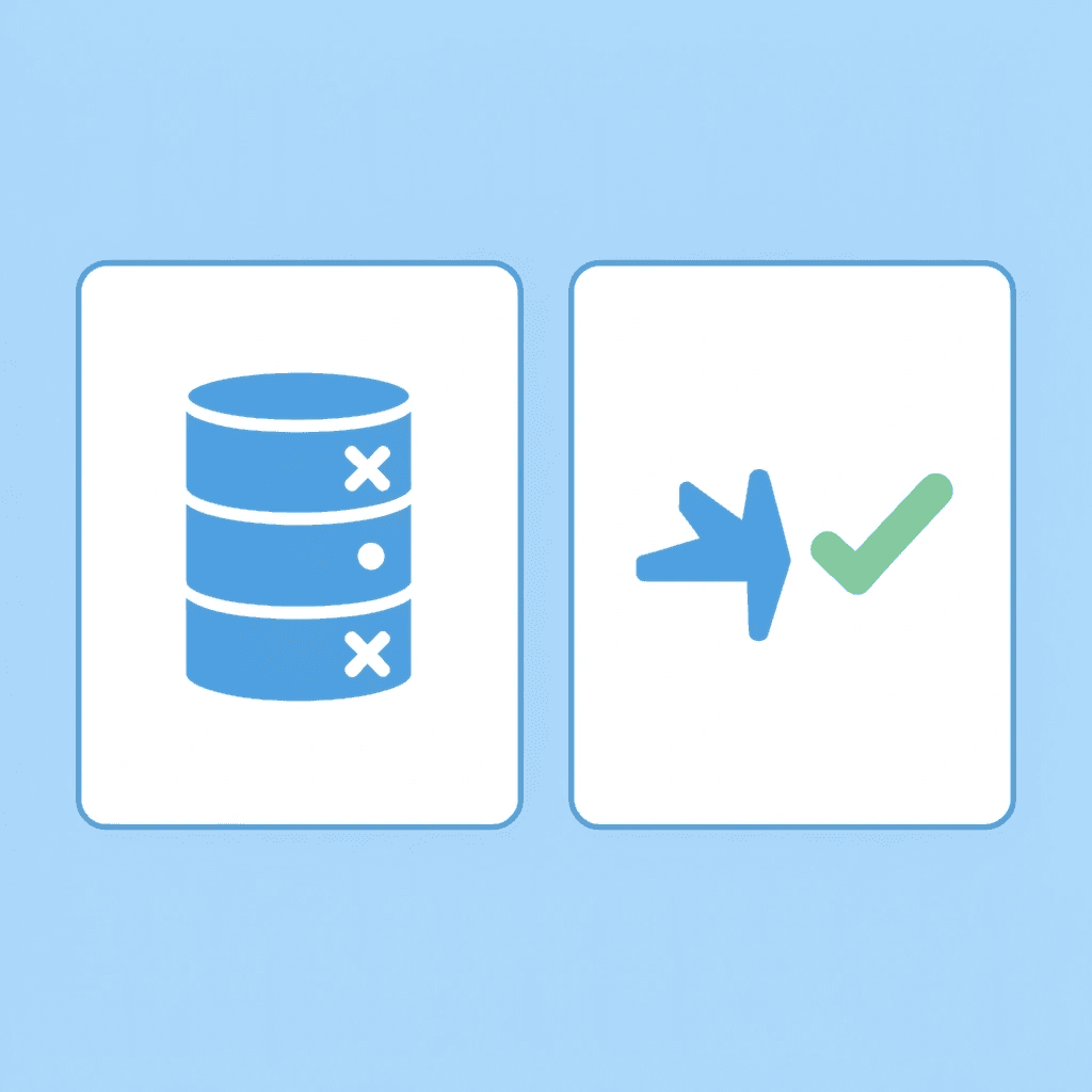  Before and after comparison showing scattered documents transforming into an organized, connected knowledge base