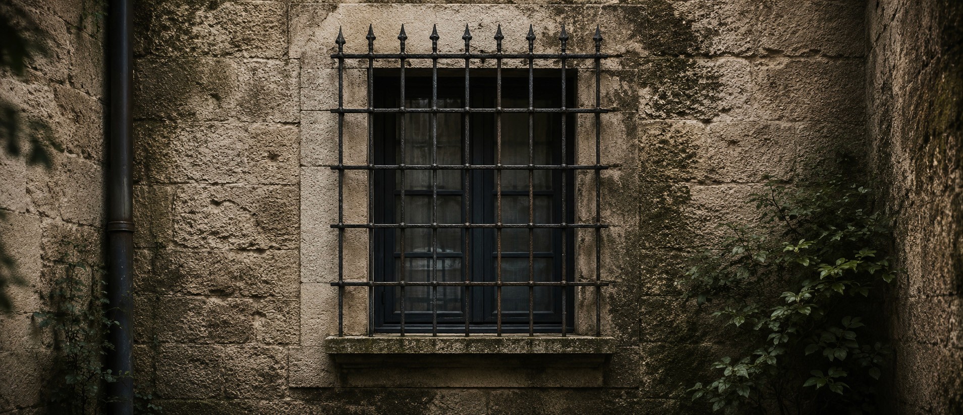 Vecchie mura di un castello