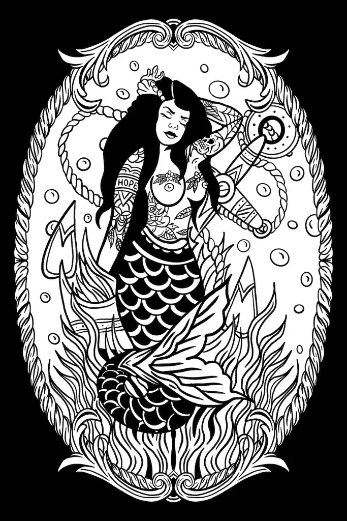Mermaid Illustration