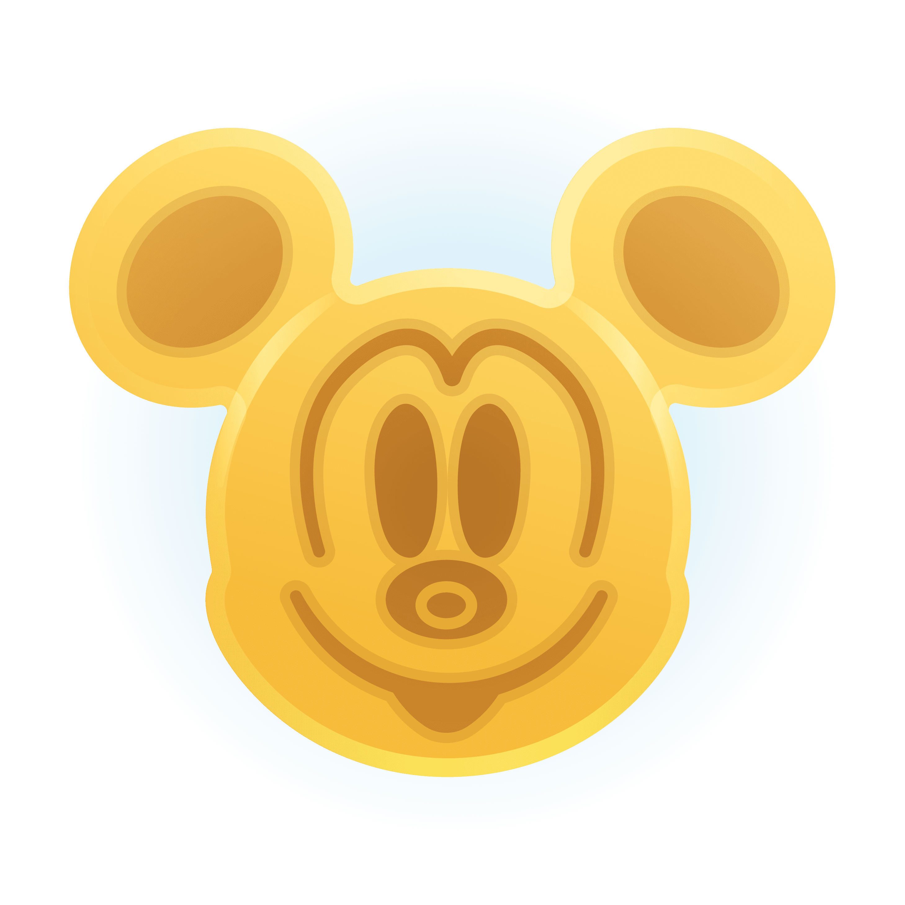 Stylized white envelope icon tilted at an angle, representing a message or notification.