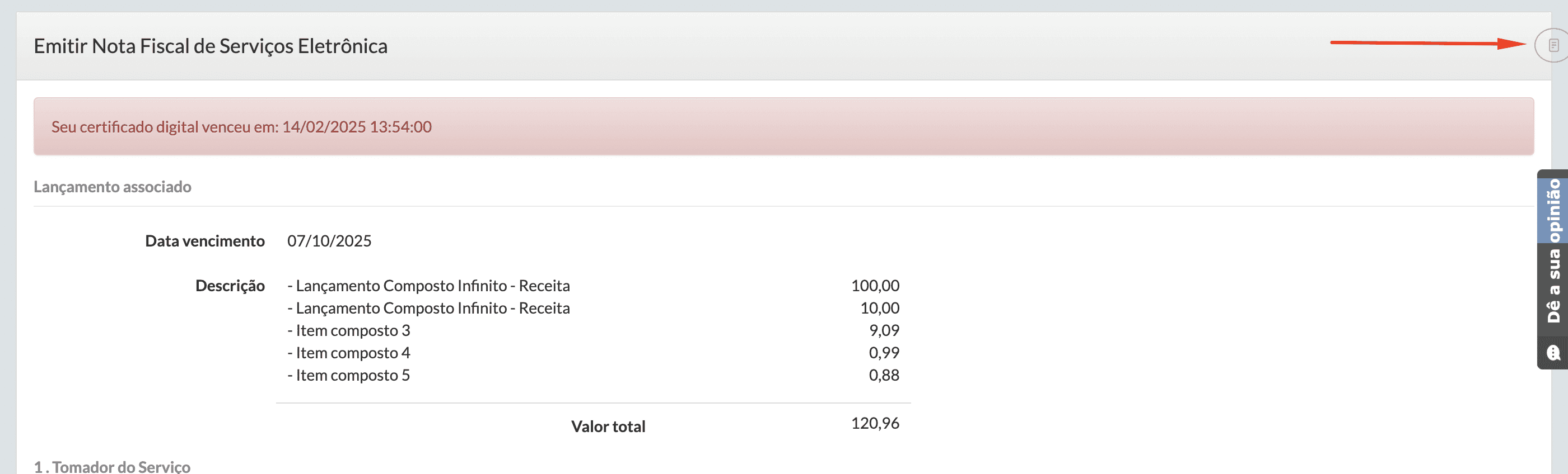 Ocultando e mostrando o histórico