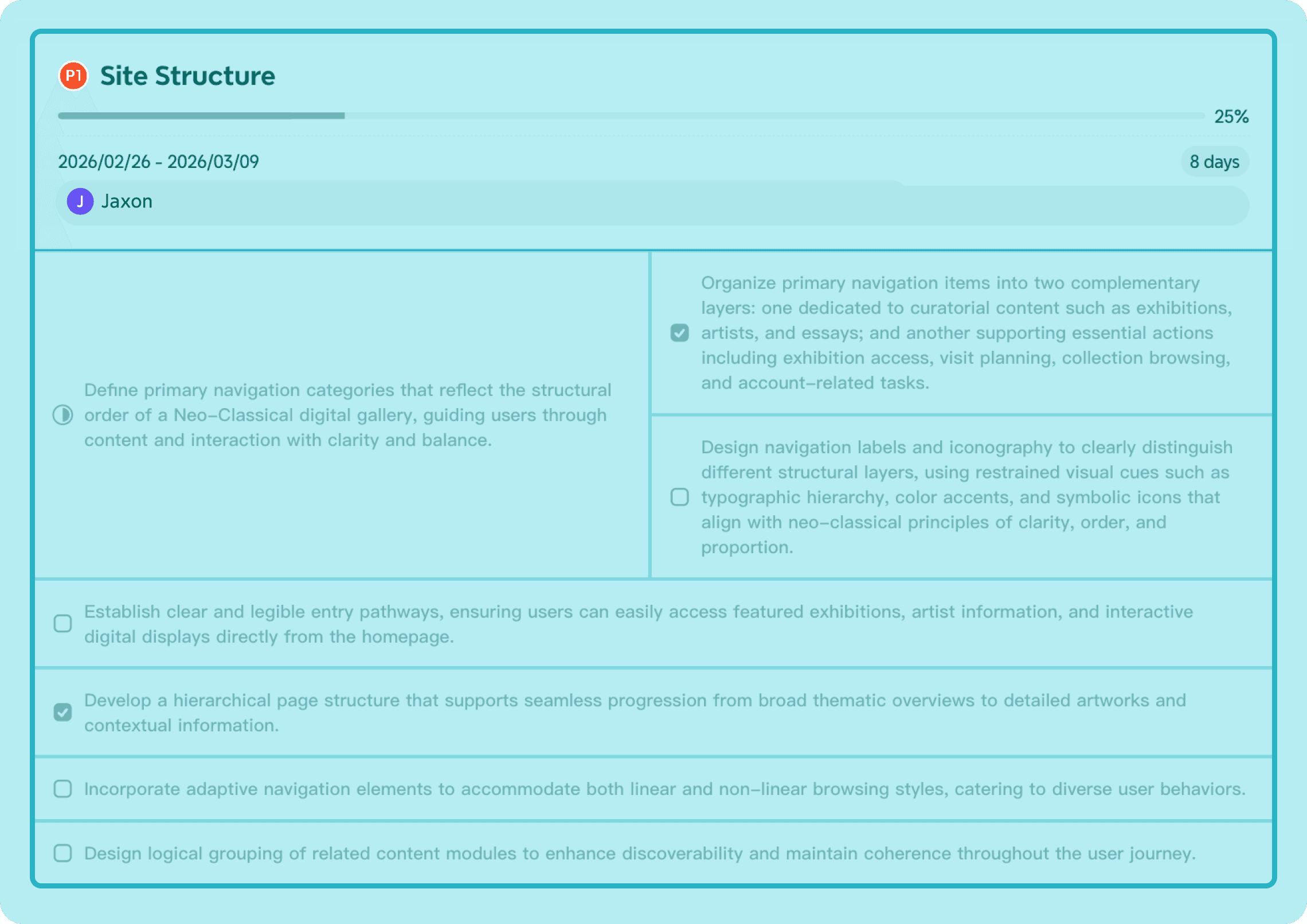 Project management in Xmind — assign tasks, adjust progress, and manage team workflows efficiently in one place.