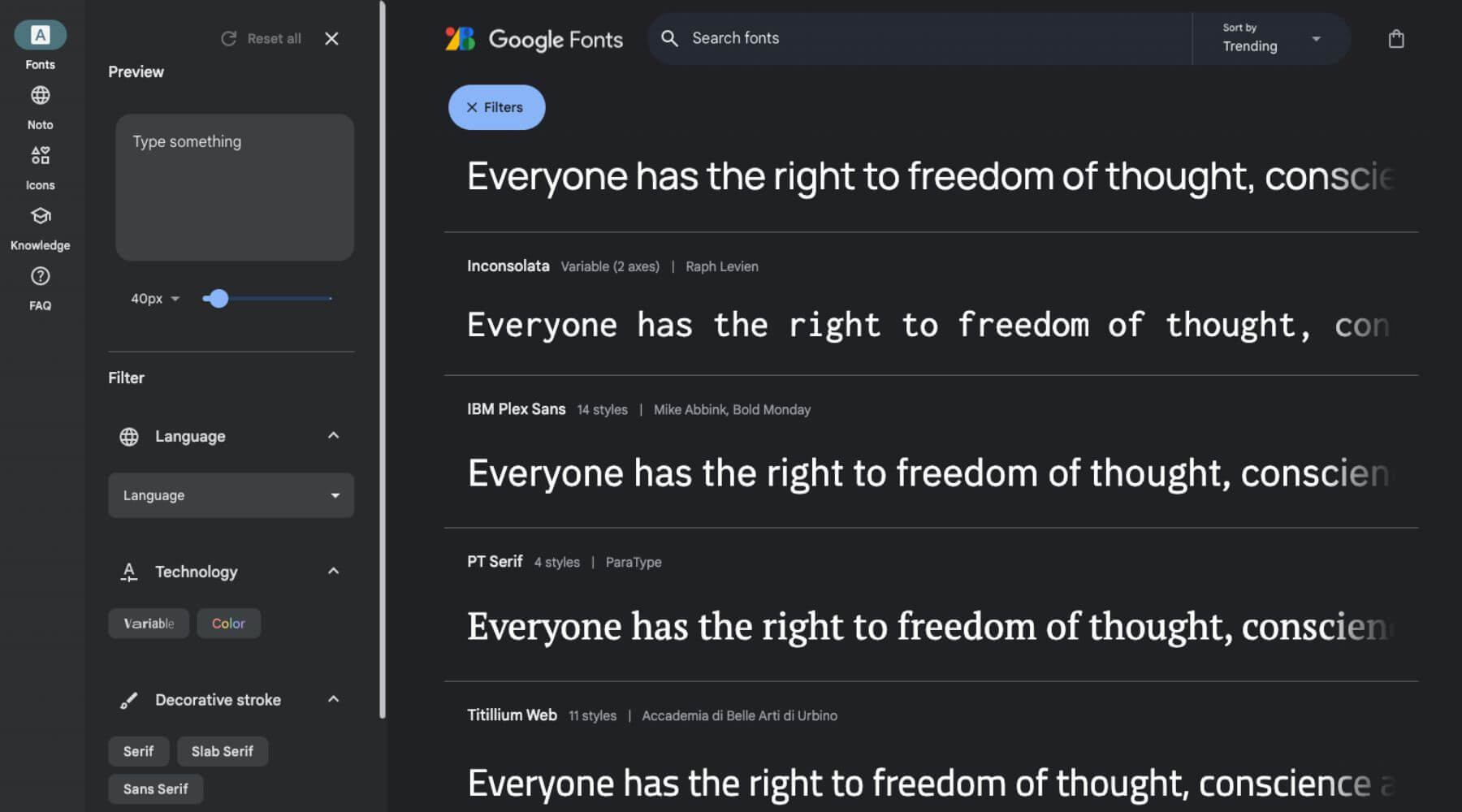 Google Fonts