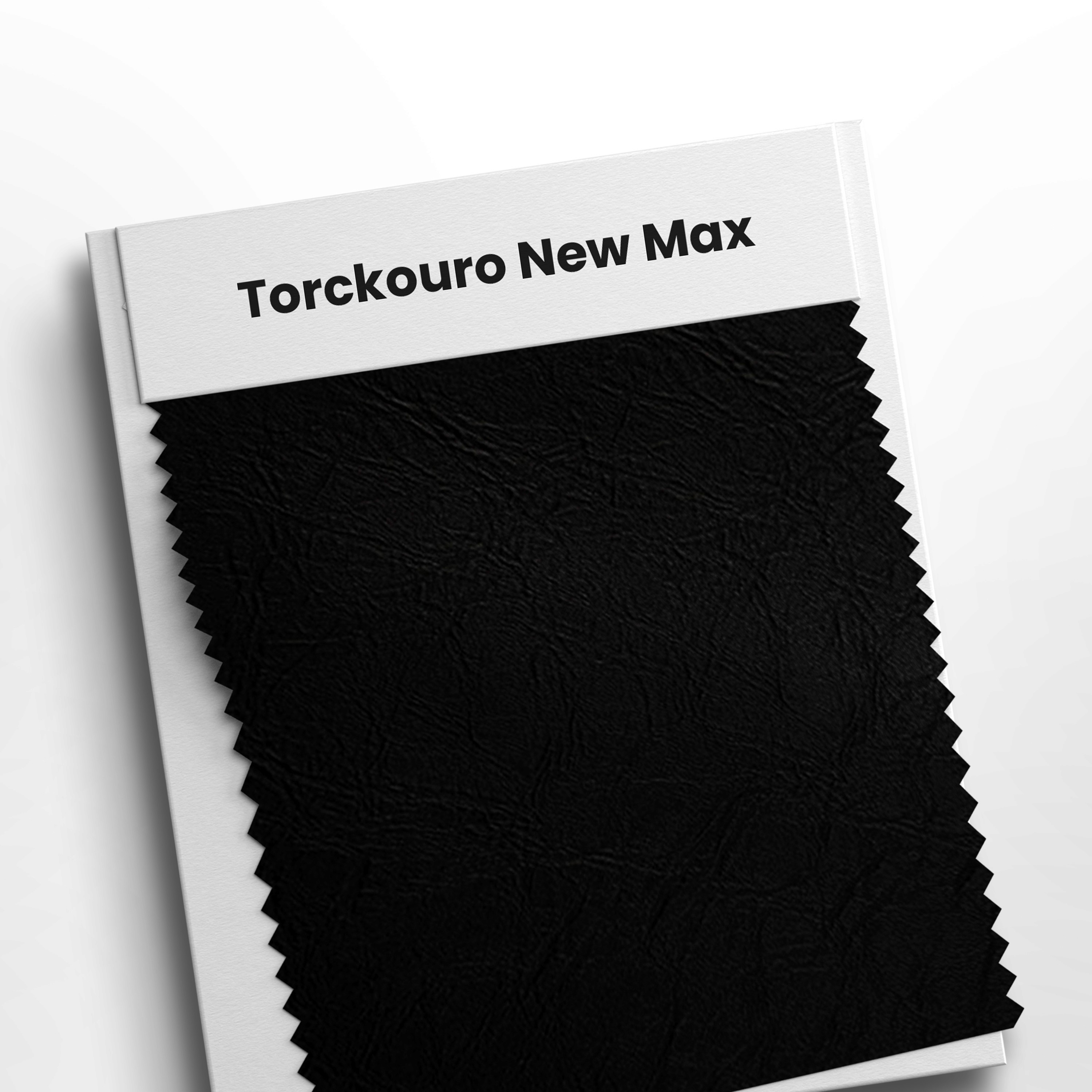 mostruário com tecido torckouro new max preto