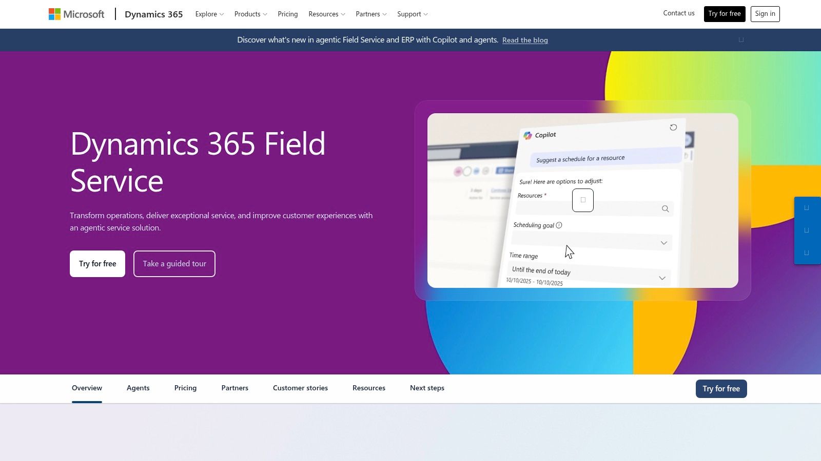 Microsoft Dynamics 365 Field Service