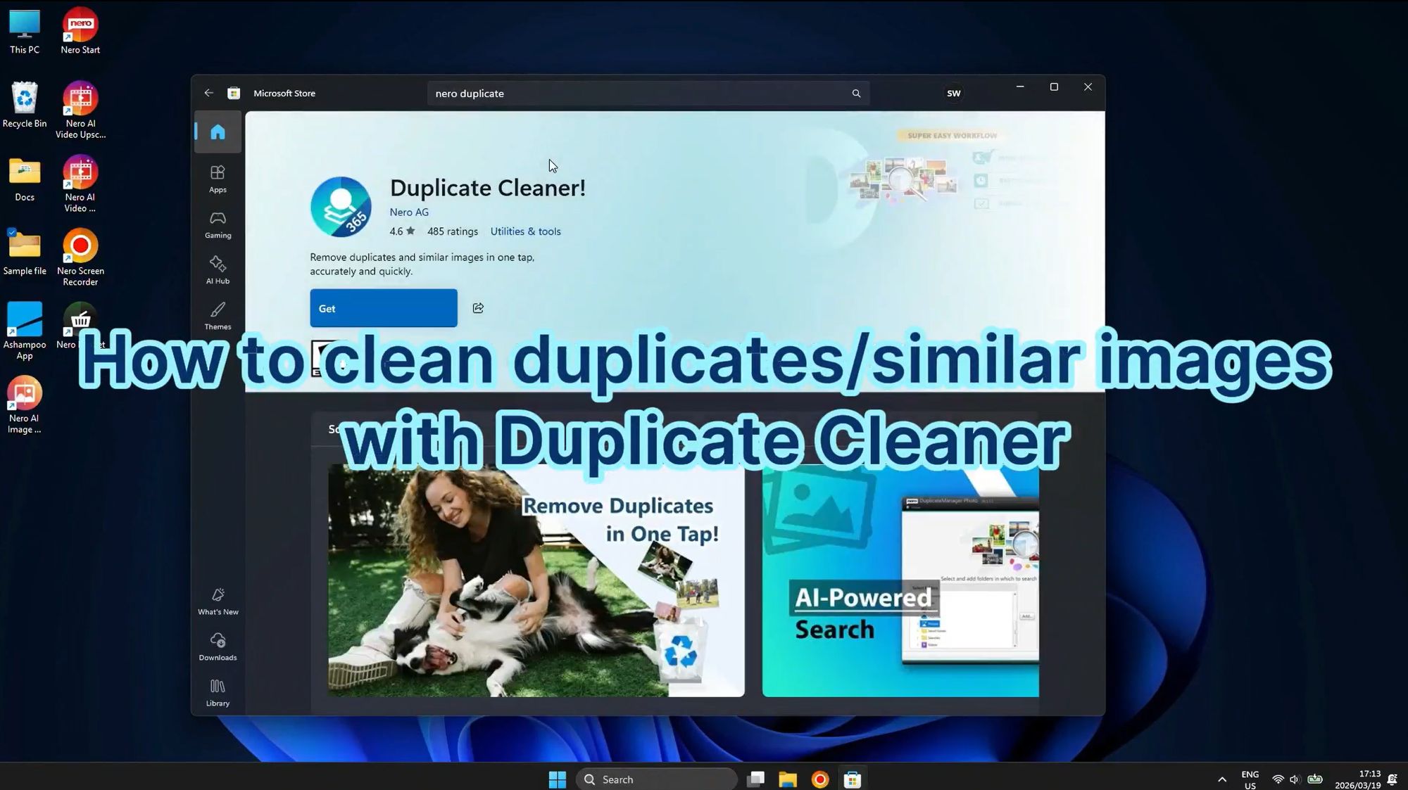 Using Duplicate Cleaner