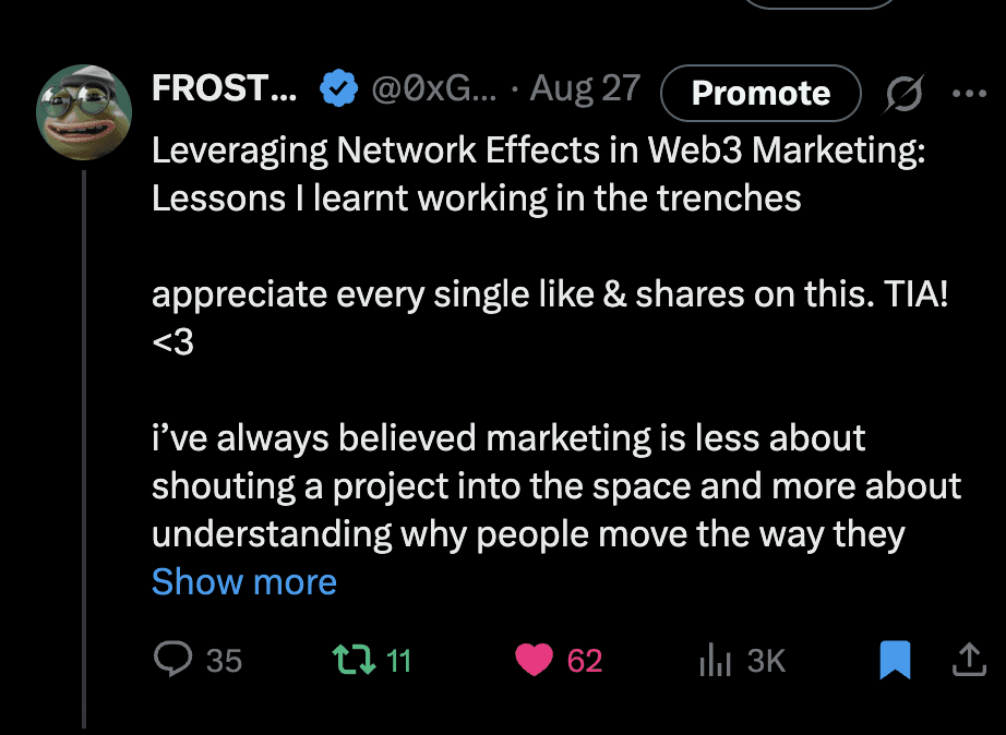 Network Effects in Web3 Marketing - 0xGeeky